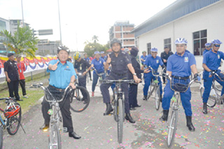 Cycling patrol to boost security